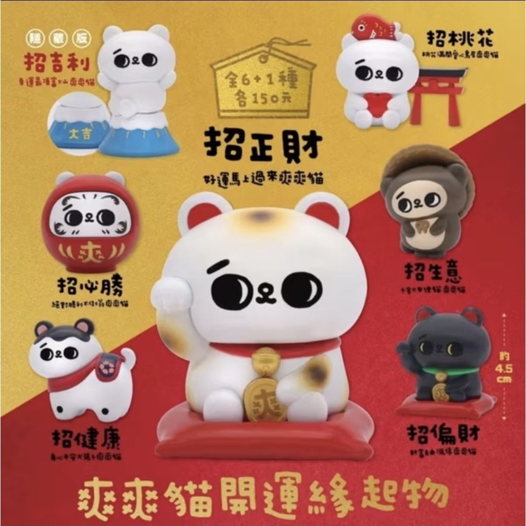 พร้อมส่ง แบบระบุตัว 🐱 SONG SONG MEOW Good Luck Charm Trading Figure)