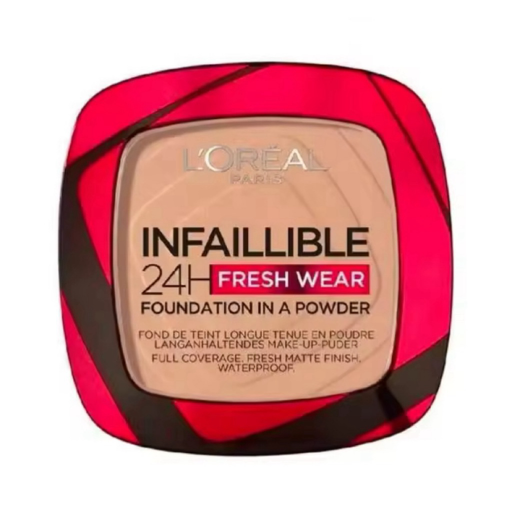 LOREAL - Infaillible 24H Fresh Wear Foundation In A Powder (9g.) แป้งผสมรองพื้น