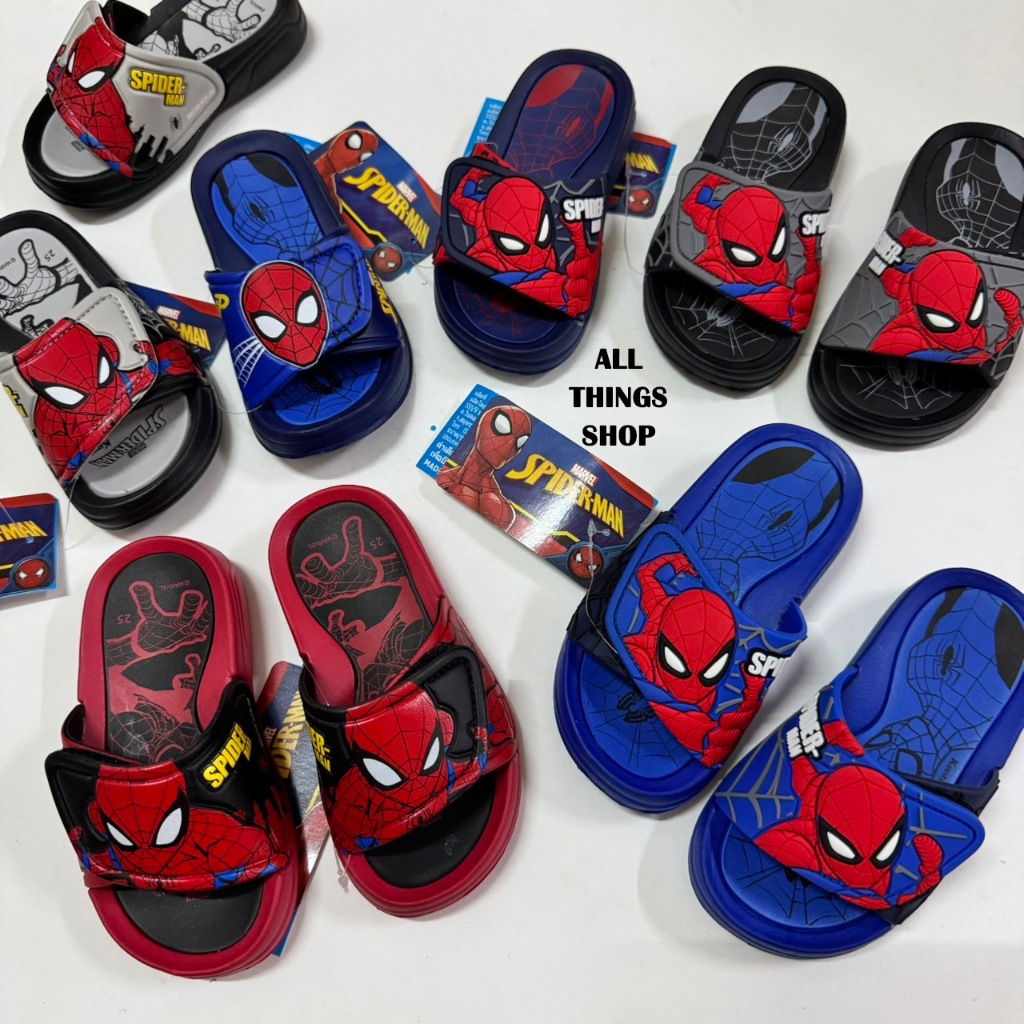 KENTA SD22 SD23 SD24 SD27 SPIDERMAN รองเท้าแตะเด็ก สไปเดอร์แมน พื้นเบา