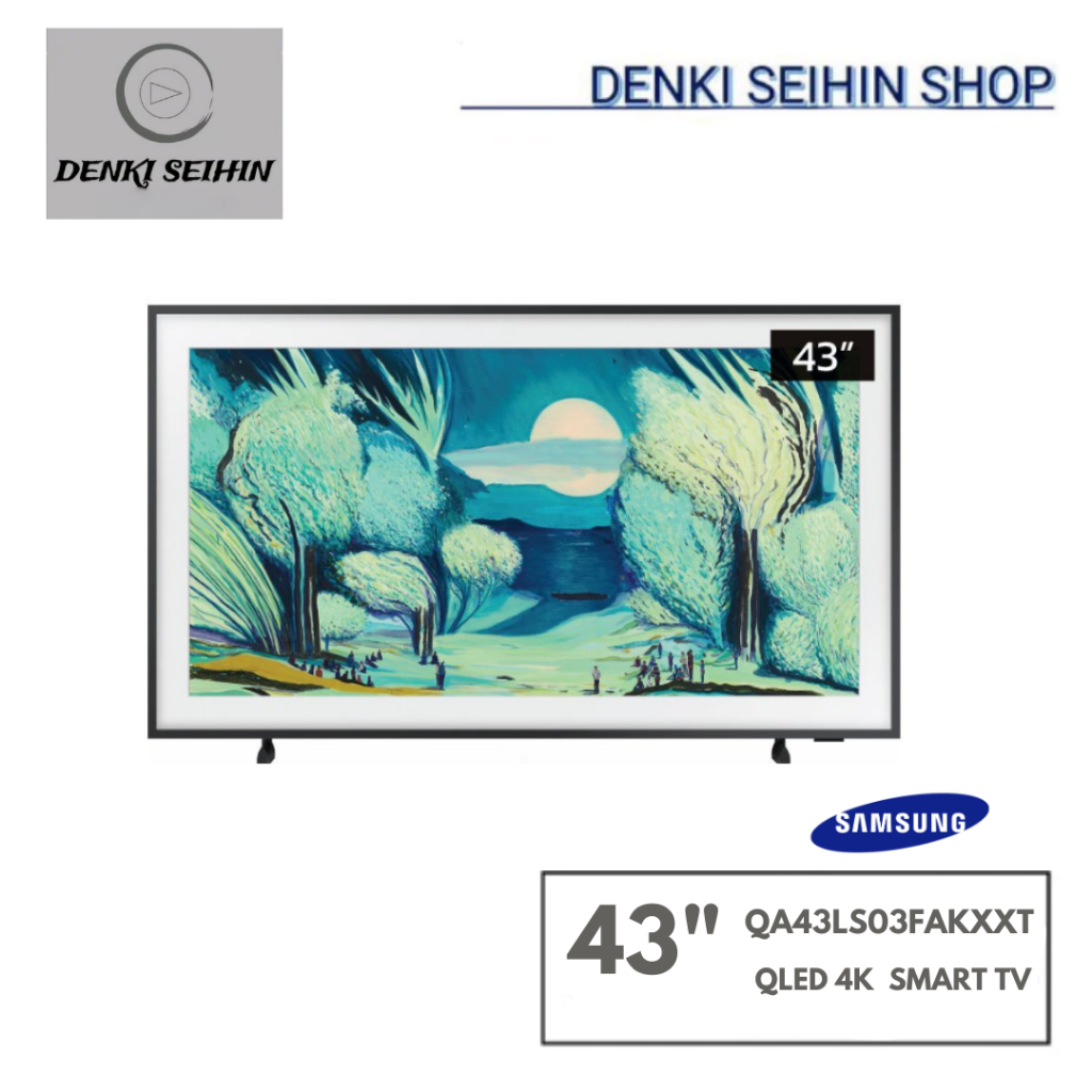 Samsung The Frame QLED 4K TV ทีวีขนาด 43 นิ้ว LS03 Series ( 43LS03F , 43LS03 , LS03F ) รุ่น QA43LS03
