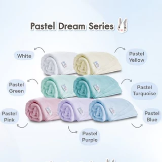 ส่งด่วน Airy ผ้าเช็ดตัวเนื้อนุ่ม ไซส์ S ,M สำหรับเด็กแรกเกิด ผืนใหญ่สุดคุ้ม สีพาสเทล ไมโครไฟเบอร์