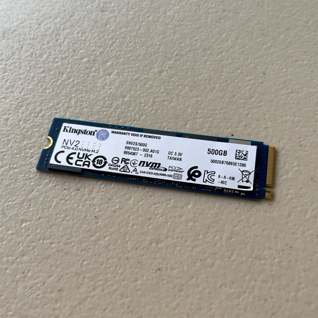 KINGSTON NV2 500GB SSD M.2 PCIe 4.0 NVMe | มือสองสภาพดี