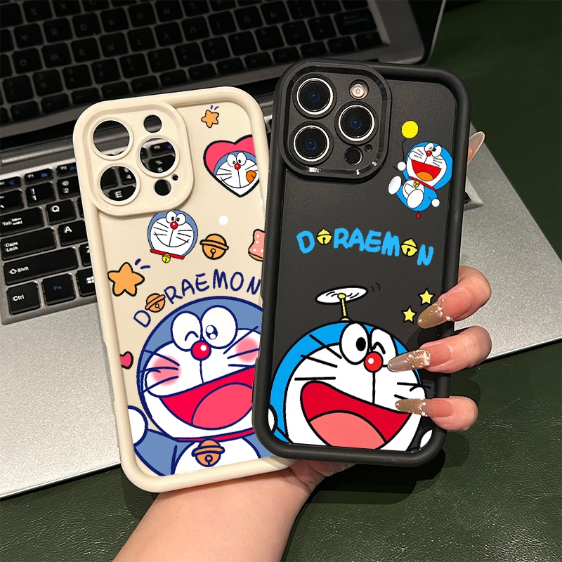 เคสโทรศัพท์ เคส  OPPO A7 A5s A12 A11K A15 A15s A35 A16 A16s A54s A17 น่ารักการ์ตูนโดราเอมอนกันกระแทกTPUเคสโทรศัพท์