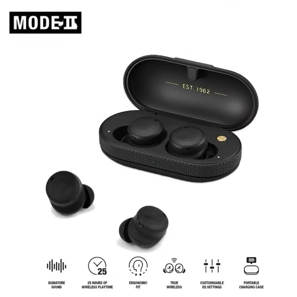 หูฟังบลูทูธ mode ii Bluetooth Earbuds หูฟังตัดเสียงรบกวน, หูฟังบลูทูธไร้สาย mode ii