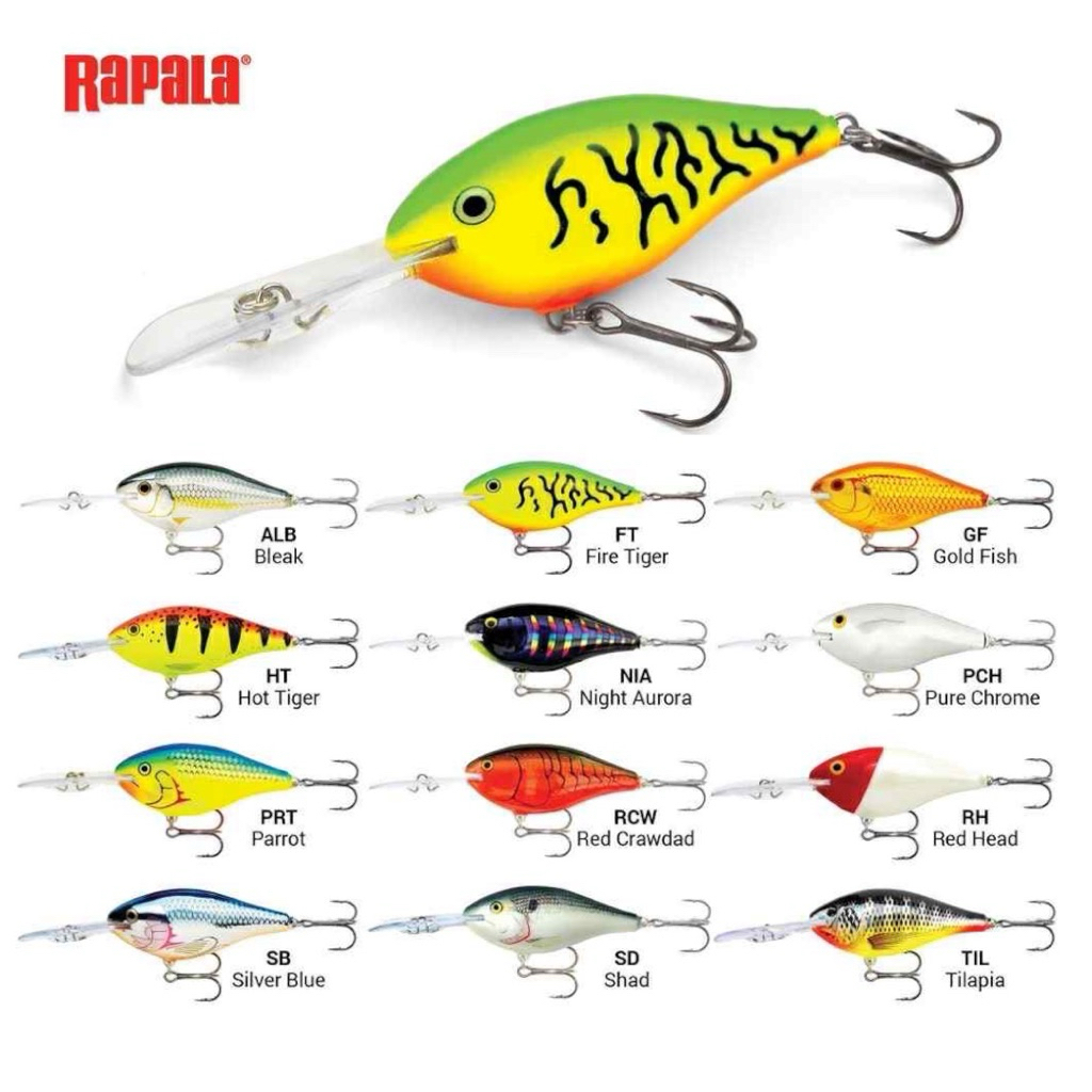 RAPALA RISTO 7,8,9 ริสโต้ เหยื่อดำลึก ตกปลาล่าเหยื่อ