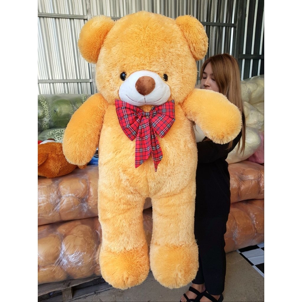 🔥ขายดีมาก🔥ตุ๊กตาหมีตัวใหญ่ TeddyBear🎁🧸💖 1เมตร ขนปุยนุ่ม ของขวัญวันเกิด ให้แฟน ให้เพื่อน ปัจฉิม รับปริญญา เขียนอวยพรฟรี