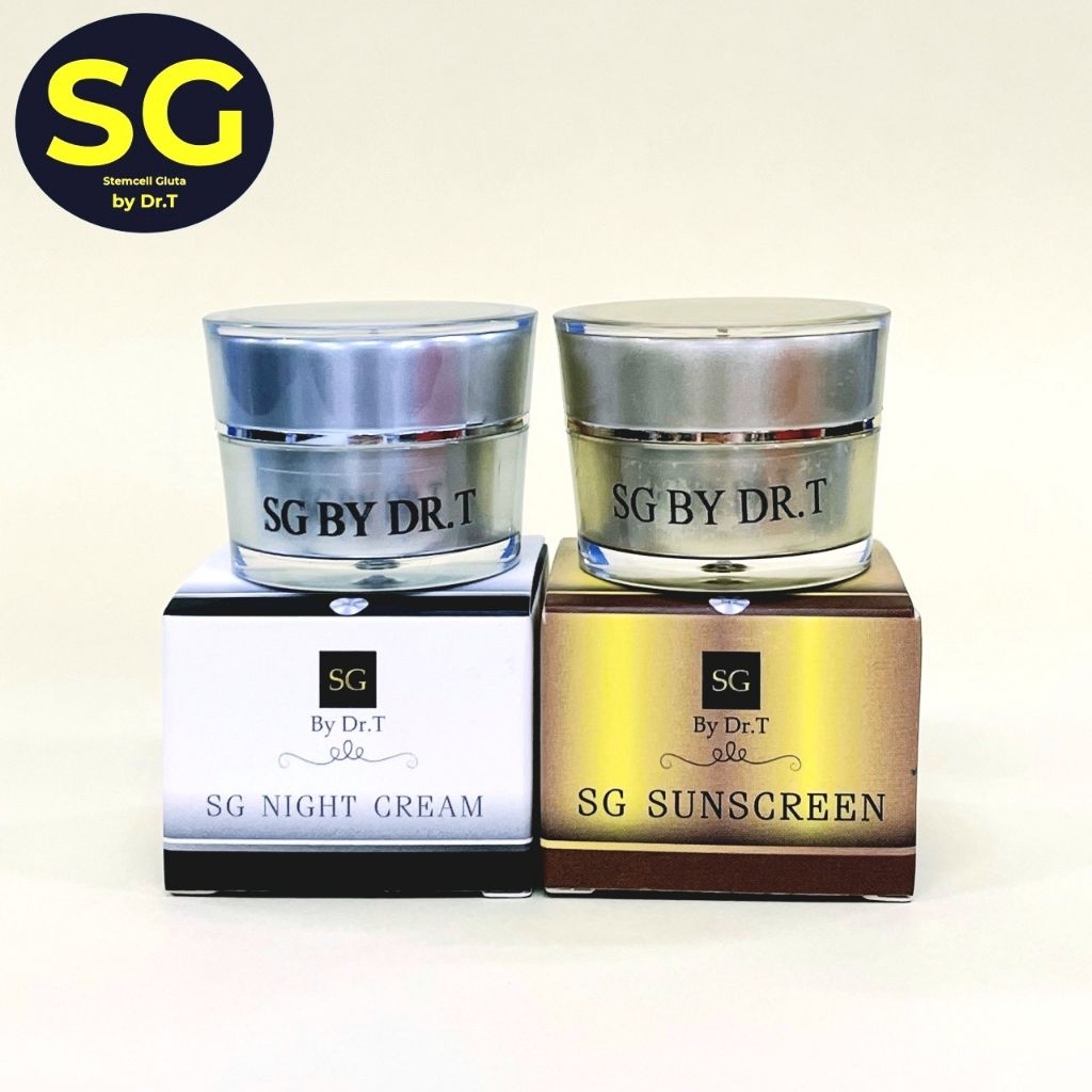 SG BY DR.T ครีมบำรุง 5g + ครีมกันแดด 5g