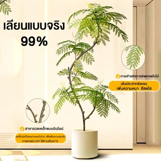 ☘️ความจำลอง 99%☘️ ต้นไม้ปลอม 110/140/170ซม. สำหรับตกแต่งบ้านและสวน สไตล์นอร์ดิก ต้นไม้ปลอมใหญ่ ไร้ฟอร์มาลดีไฮด์
