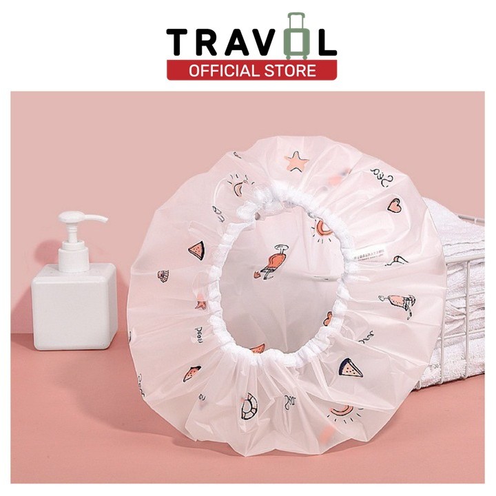 TRAVOL ผู้ติดตามใหม่ลด10% หมวกคลุมผม หมวกคลุมอาบน้ำกันผมเปียก TK18