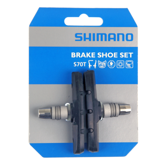 Shimano ยางเบรก DEORE , BR-M510 , S70T (คู่) ยางเบรค