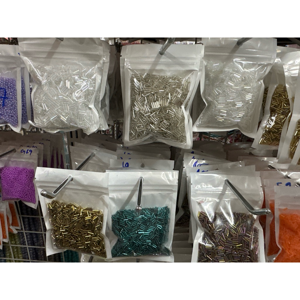 ลูกปัดปล้องยาวยี่ห้อKขนาด3มิล70กรัม