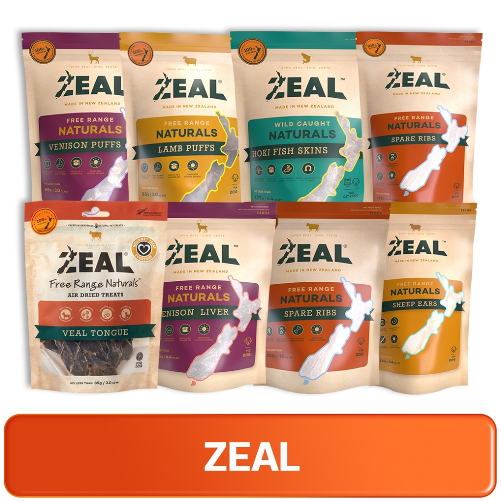 ZEAL Free Range Naturals Dog Treat เช๊ยล ขนมสุนัขอบแห้ง