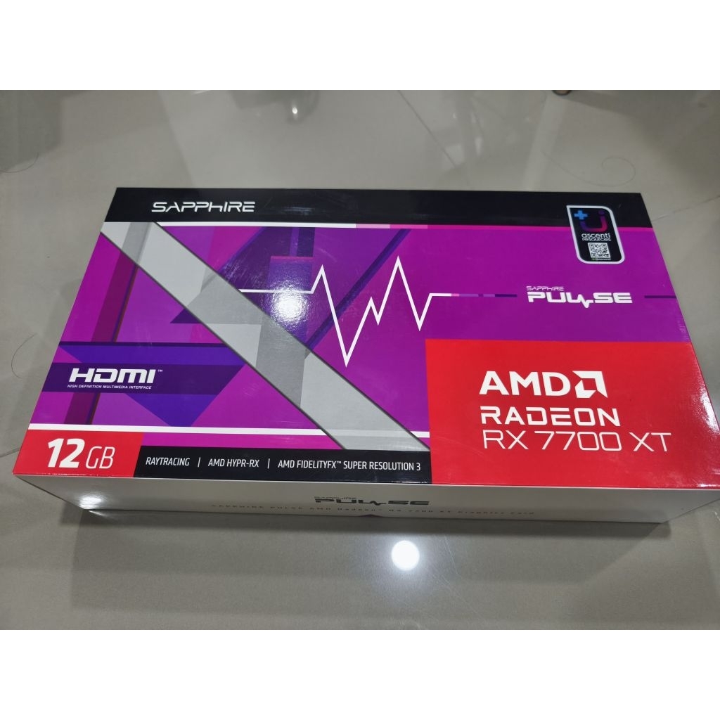 Sapphire rx 7700 Xt pulse ปก 12/27