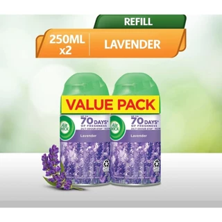 แพคคู่ Airwick refill สเปรย์ปรับอากาศ ชนิดเติม 250mlรีฟิลได้2กระป๋อง(ใช้กับเครื่องเกลดได้)