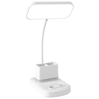 UORRIS โคมไฟตั้งโต๊ะ โคมไฟข้างเตียง 3-in-1 หลอดไฟ LED 3 สี สายชาร์จ USB ฟรี โคมไฟอ่านหนังสือ โคมไฟตั้งโต๊ะอเนกประสงค์