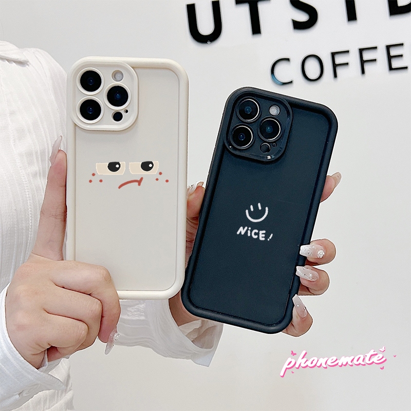 น่ารักยิ้มแสดงออกตลกเคสอ่อน เคส  Note10/Note10s Redmi Note11/Note11s Note 12 5G POCO X5 5G Redmi Note 13 4G