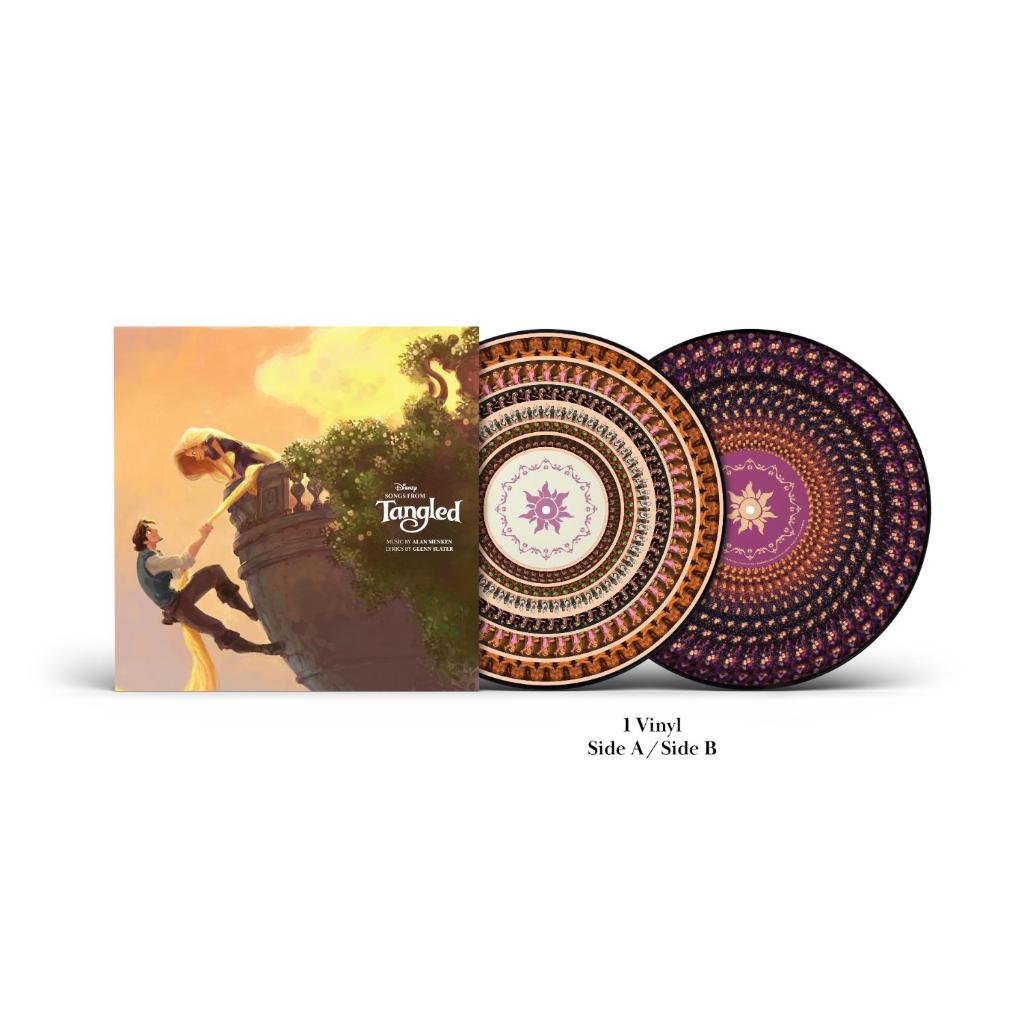 พร้อมส่ง🔥แผ่นเสียง Vinyl LP Songs from Tangled Collector's Edition Zoetrope Vinyl แผ่นไวนิล - รูปที่ 2