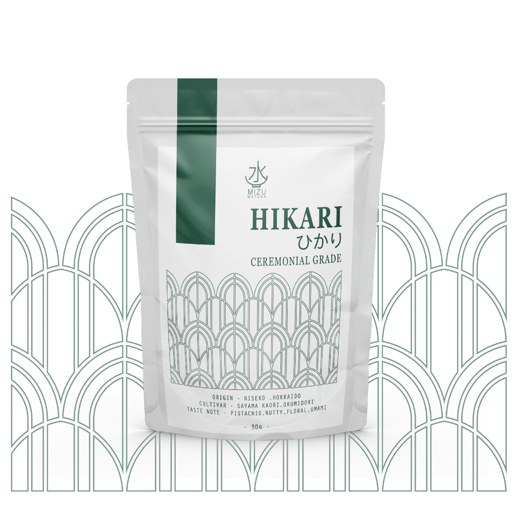 Mizumatcha | ผงมัทฉะเกรดพิธีการ ฮิคาริ | Hikari Matcha Ceremonial Grade จาก Hokkaido | เทสโน๊ต Pista