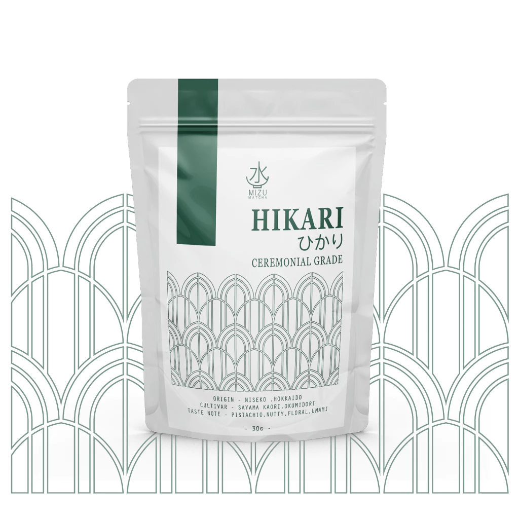 Mizumatcha | ผงมัทฉะเกรดพิธีการ ฮิคาริ | Hikari Matcha Ceremonial Grade จาก Hokkaido | เทสโน๊ต Pistachio, Floral, Umami
