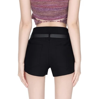 🌸Swift Bra🌸Jennie short pants กางเกงขาสั้น กระเป๋าเหลี่ยม ซิปหน้า กางเกงขาสั้นสำหรับผู้หญิง