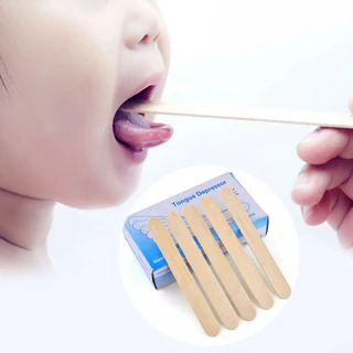 ไม้ไอศกรีม นาดใหญ่ 100-500 ชิ้น ไม้ไอติม ไม้กดลิ้น ใช้แล้วทิ้ง เครื่องเขียน Tongue Depressor