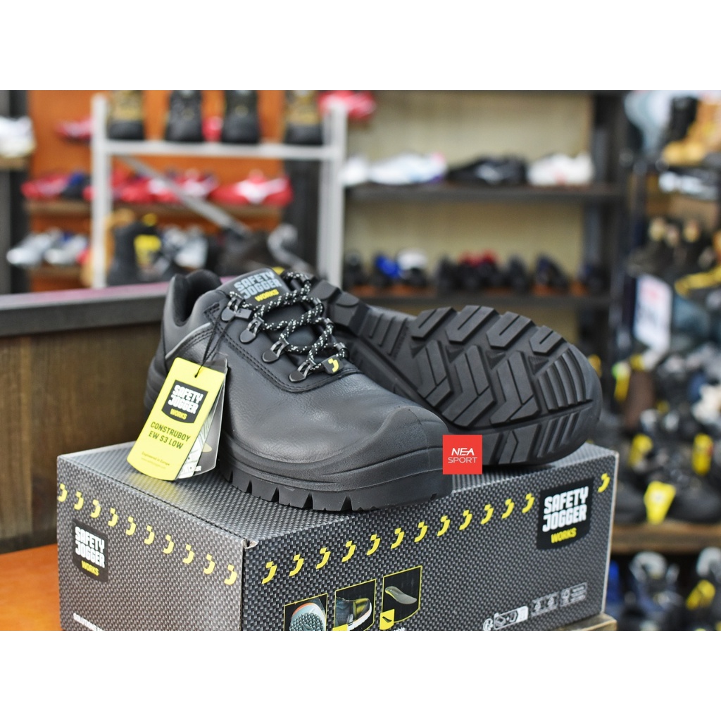 [ร้านที่มีมากกว่าเซฟตี้] SAFETY JOGGER CONSTRUBOY EW S3 LOW รองเท้าเซฟตี้ หัวเหล็ก หนังแท้ รองรับงานหนัก ไม่หุ้มข้อ - รูปที่ 5