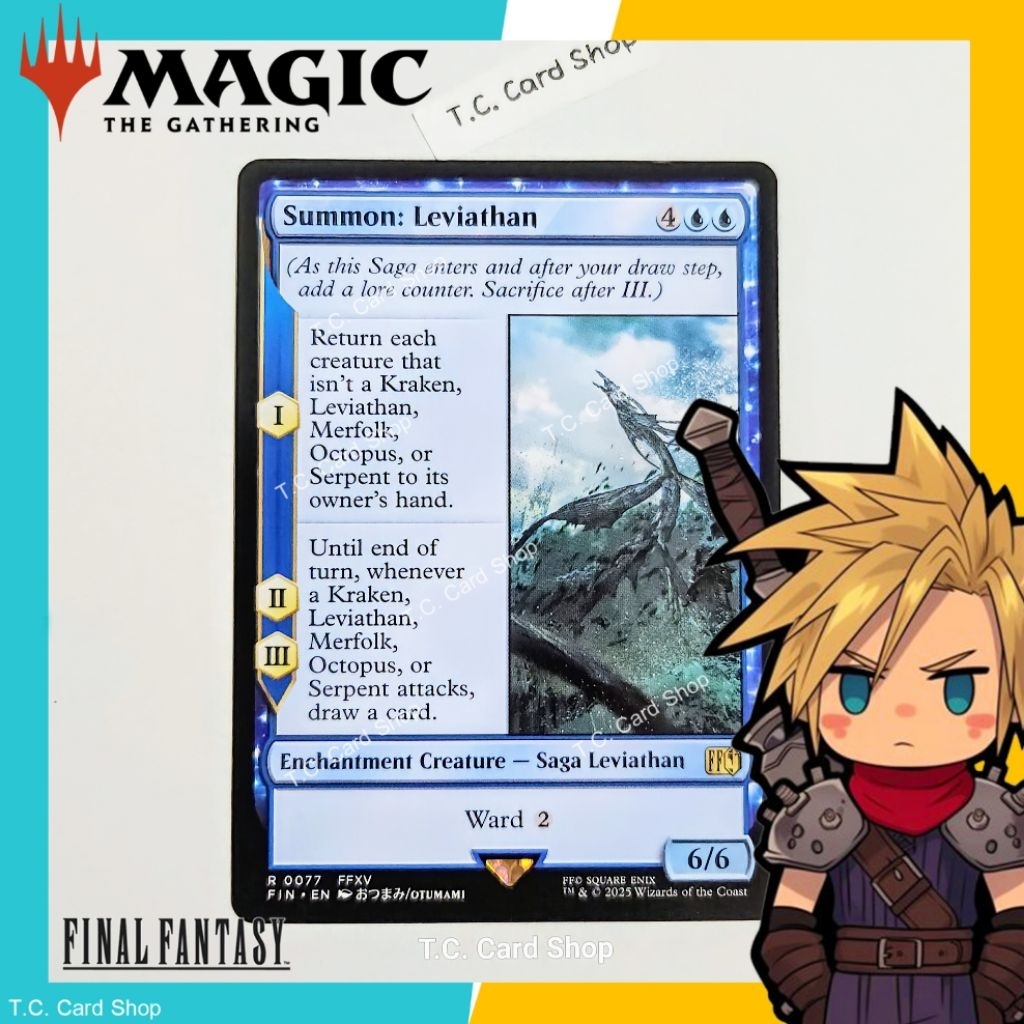 Summon: Leviathan - R0077 FFXV (Goldstamp) - Final Fantasy - Magic the Gathering (MTG) (FIN)
