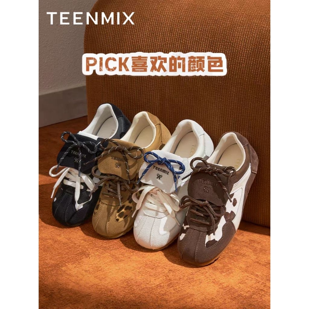 TEEN MIX - wild leopard flip-flop shoes