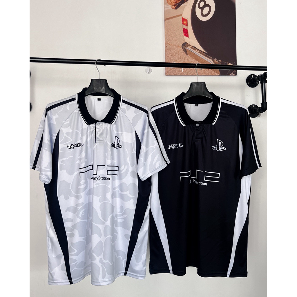 (PSG)เสื้อคอปก เสื้อกีฬา สตรีทแฟชั่น เสื้อผู้ชาย