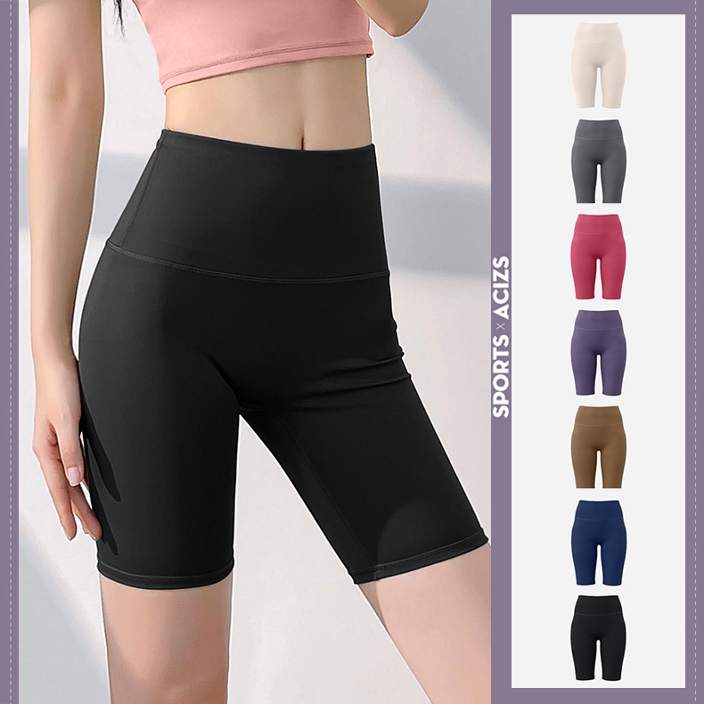 mvp sport กางเกงออกกำลังกายผู้หญิง กางเกงขาสั้น กางเกงเลกกิ้งขาสั้น กางเกงโยคะ ดีไซน์ไร้ตะเข็บ