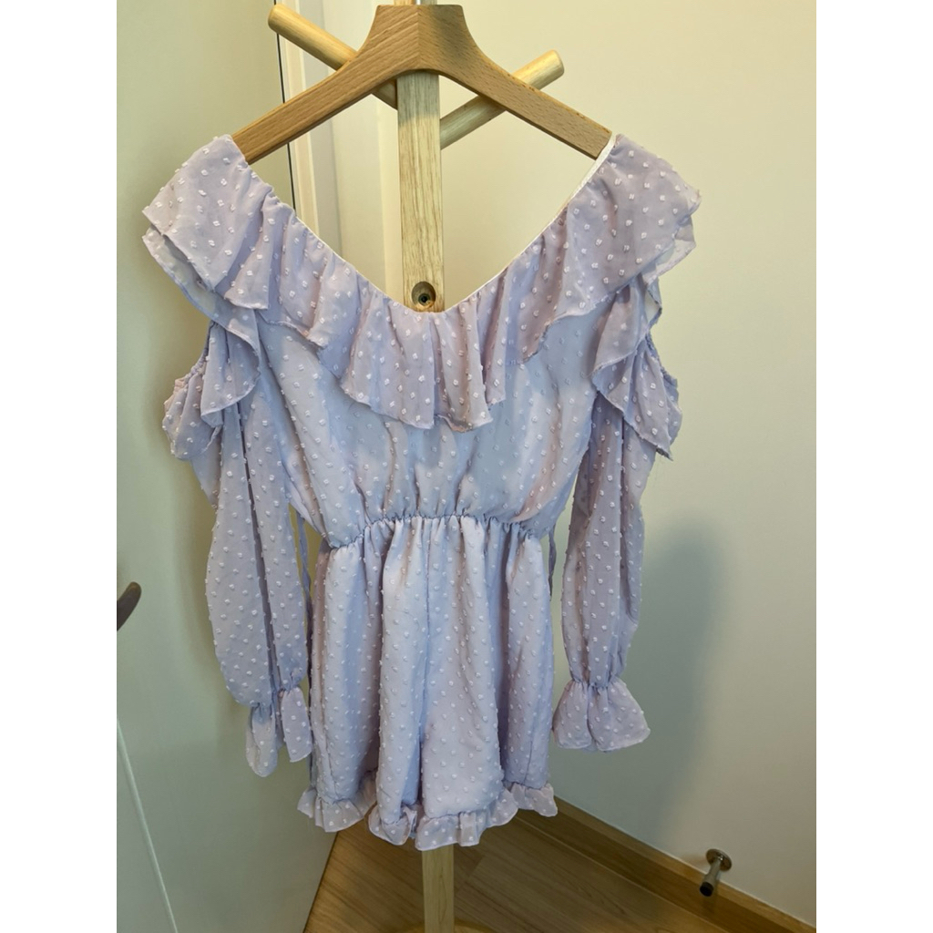 จั๊มกางเกงผ้าชีฟองป้าย Nuy Shop