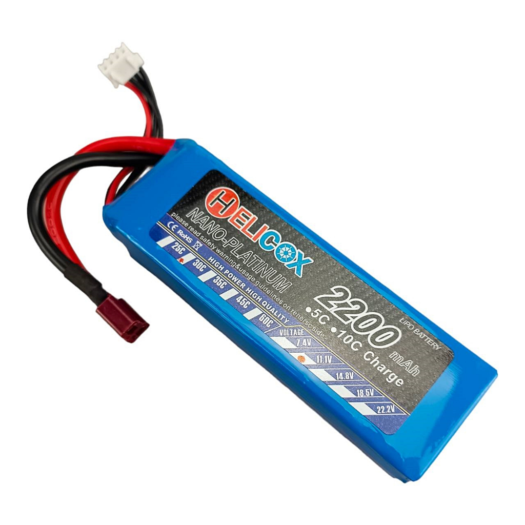 Battery FT-012 แบตเตอรี่ 11.1V 2200mAh. Li-Po Battery Boat Spare Part for Feilun FT012 RC Boat
