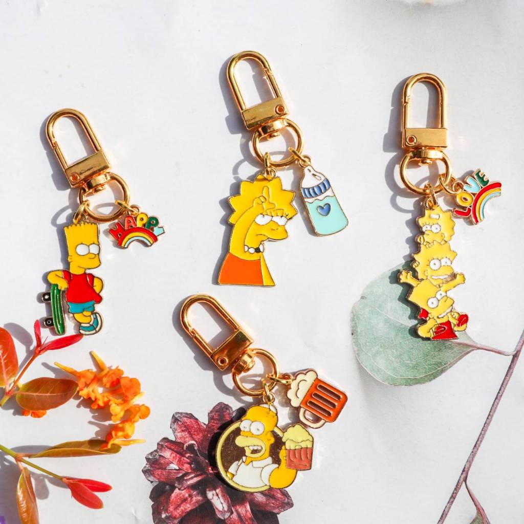 พวงกุญแจเดอะซิมป์สัน The Simpsons พวงกุญแจน่ารัก พร้อมส่ง 🇹🇭