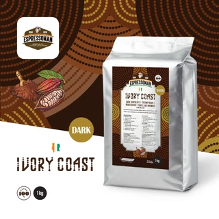 COCOA IVORY COAST DARK 1KG ผงโกโก้ ไอวอร์รี่โคสต์ ดาร์ก ขนาด 1KG ตรา ESPRESSOMAN