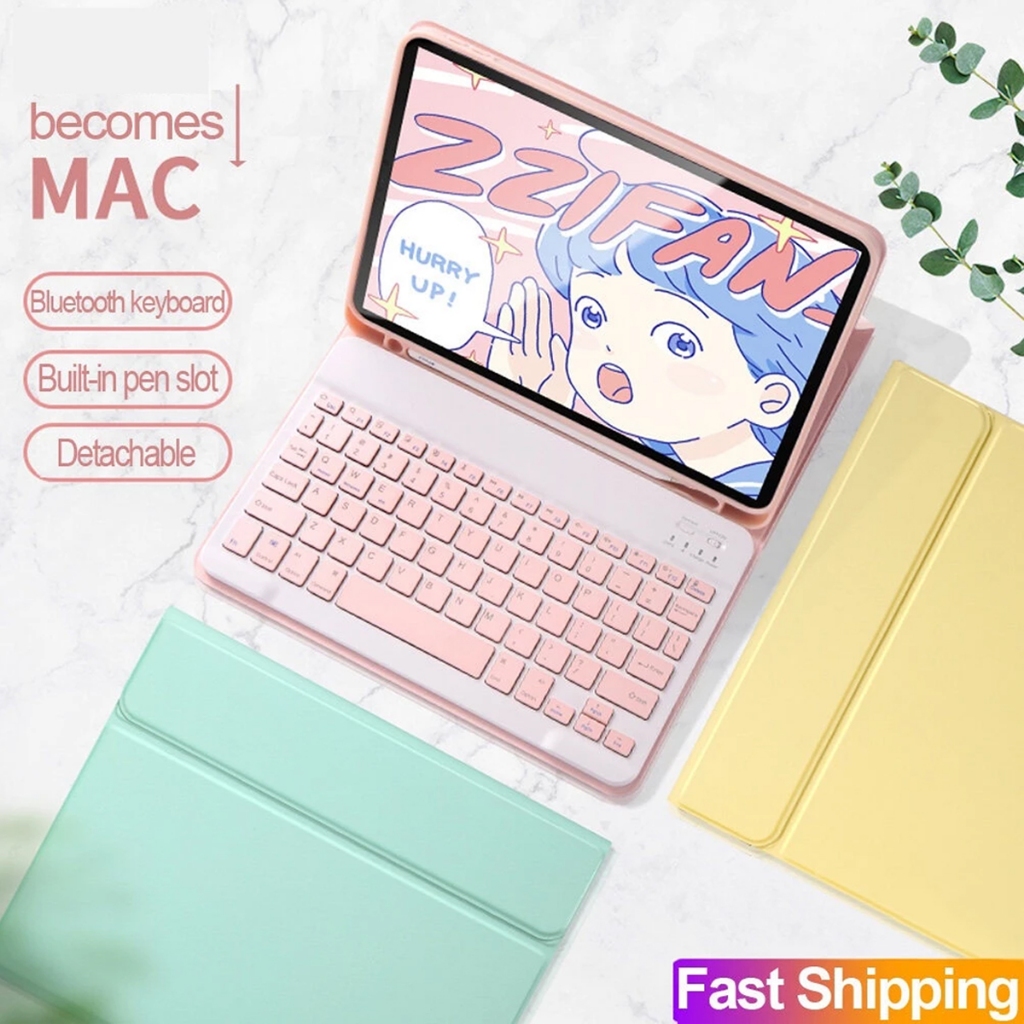 เคสคีย์บอร์ดไทยไอแพด Air7 Air6 gen11 Gen7/8/9 10.2 Air4/5 10.9 Pro 10.5 Gen 6  gen10 เก็บปากกาได้,ไอแพด keyboard case