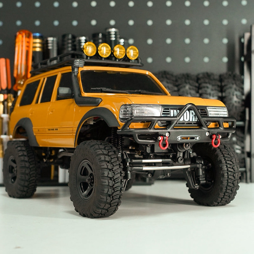 ( ส่งจาก Bangkok )FMS 1/18 FCX18 LC80 INJORA CNC Aluminum Front Rear Bumper