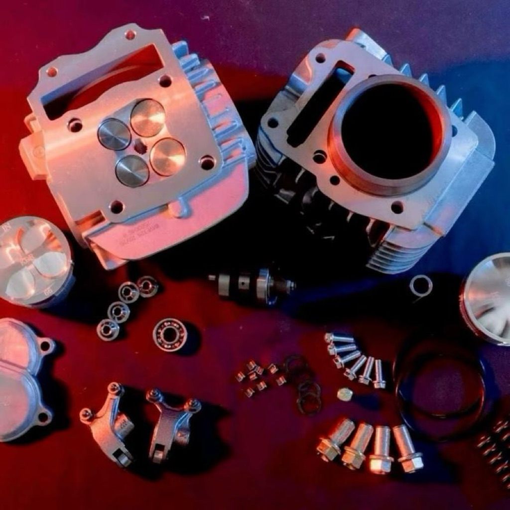 ชุด ฝาพร้อมเสื้อหล่อ + ลูกสูบ 66/67/68/70/72/74 KDR