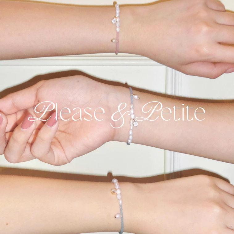 nice try studio – Please & Petite Bracelet สร้อยข้อมือหินมงคล พร้อมมุกแท้และจี้เพชร