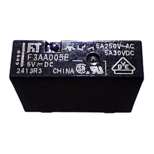 (แพ็ค 4 ชิ้น)Power Relay Coil 5VDC, 0.2W, 1 Form A (SPST-NO) Contact Rating 5A 250VAC/30VDC Slim Typ