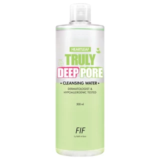 FAITH IN FACE - Heartleaf Truly Deep Pore Cleansing Water (500ml.) เอฟไอเอฟ บาย เฟธ อินเฟซ ฮาร์ทลีฟ ทรูลี่ ดีพ พอร์ คลีน