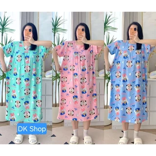 ชุดนอนกระโปรงไซต์ใหญ่6XL คนอ้วนคนท้องใส่ได้