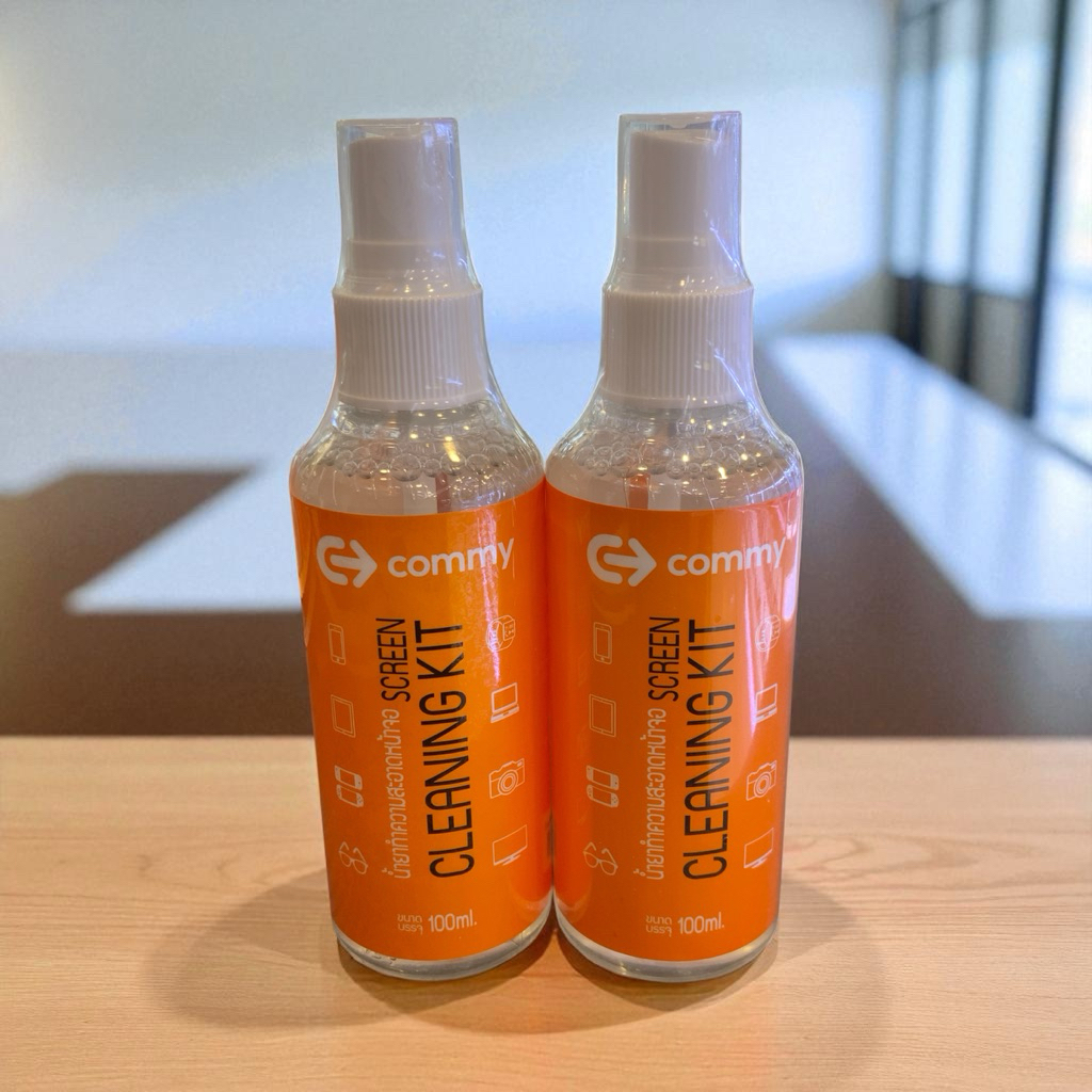 Commy น้ำยาทำความสะอาดหน้าจอ 100 ml ผลิตภัณฑ์ทำความ สะอาดหน้าจอมือถือ และคอมพิวเตอร์ แว่นตา กล้องถ่า