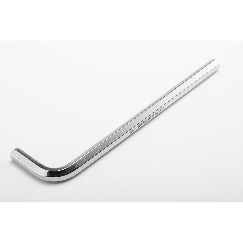 SATA ประแจ หกเหลี่ยม ตัวแอล ขาว หัวตัด หัวตรง ราคาต่อตัว 1.5-10 mm เหล็ก SVCM