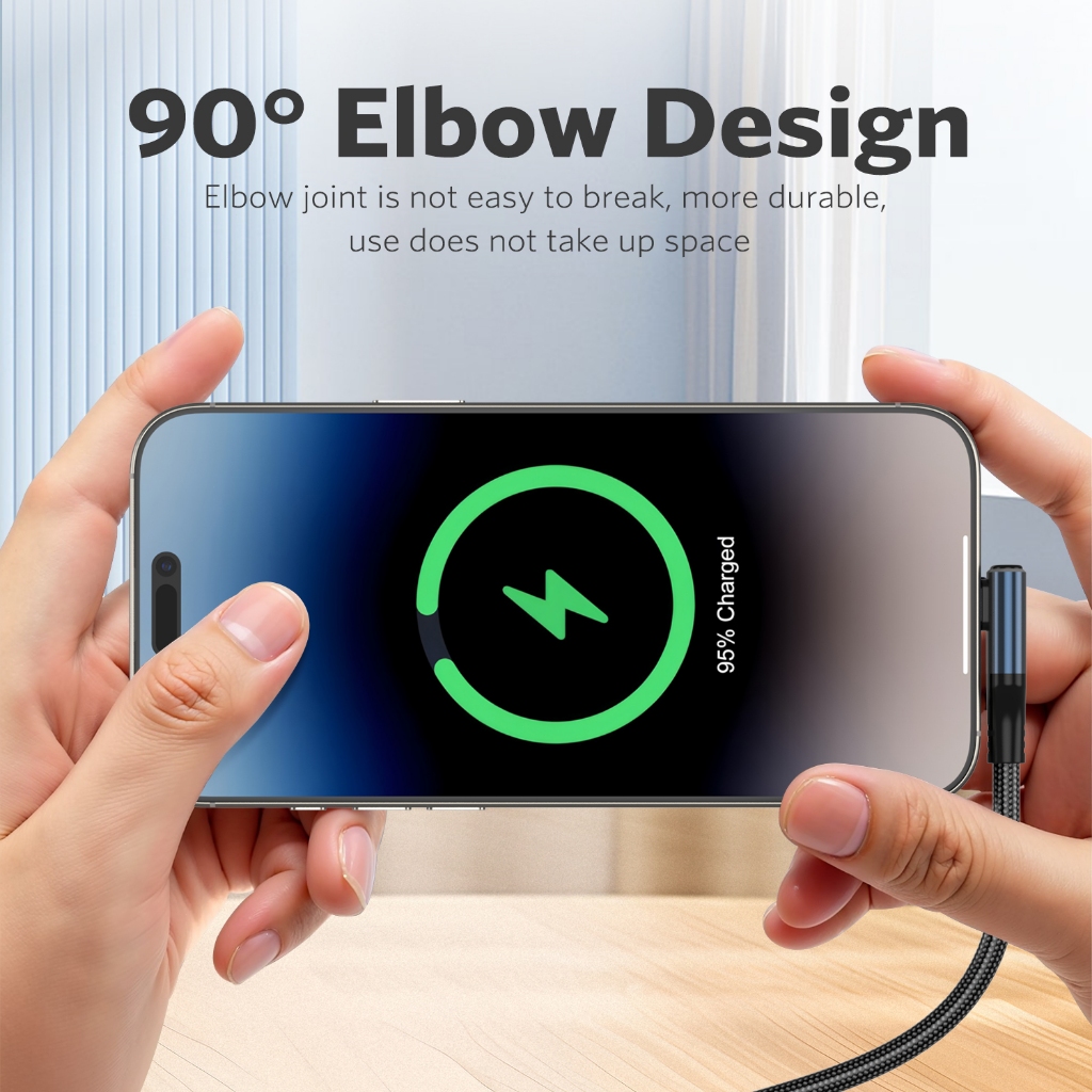 MeeGoo สายชาร์จเร็ว Type C 240W USB2.0 ถ่ายโอนที่รวดเร็ว Type C  to Type C Fast Charging สายชาร์จมือถือ - รูปที่ 3