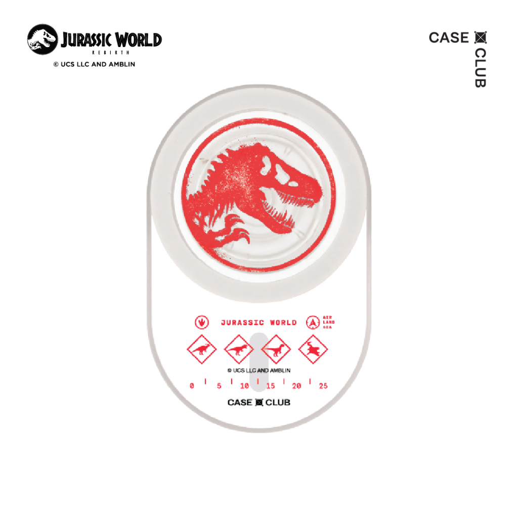 CaseClub Griptok กิฟต๊อก ลาย Jurassic Red Map
