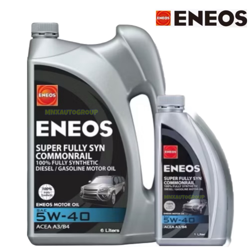 🚩 6+1 ลิตร 🔥 ของแท้ 🔥 ENEOS Super Fully Syn Commonrail 5W-40 เอเนออส ซุปเปอร์ คอมมอนเรล 5W40 น้ำมันเครื่องยนต์ดีเซล