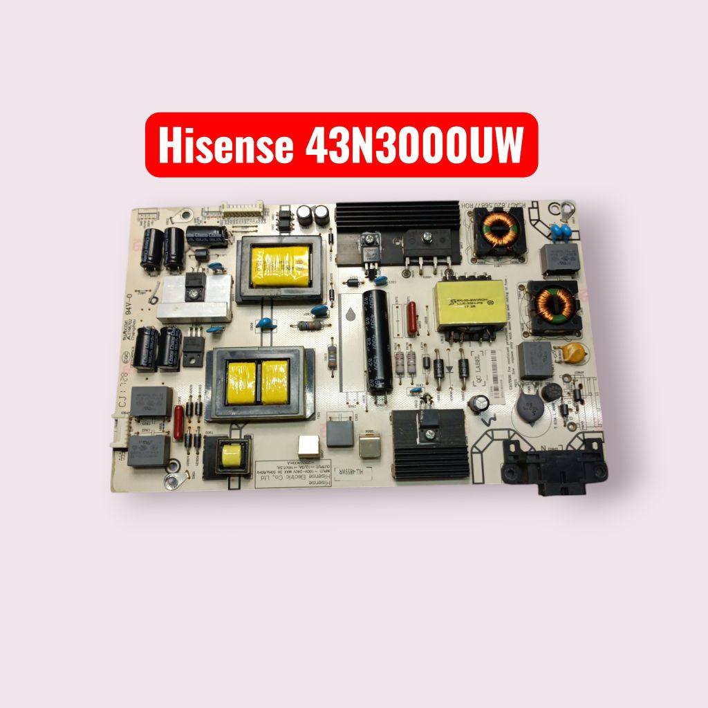 บอร์ดเพาเวอร์ซัพพลายทีวี Hisense43N3000UWแท้ถอด