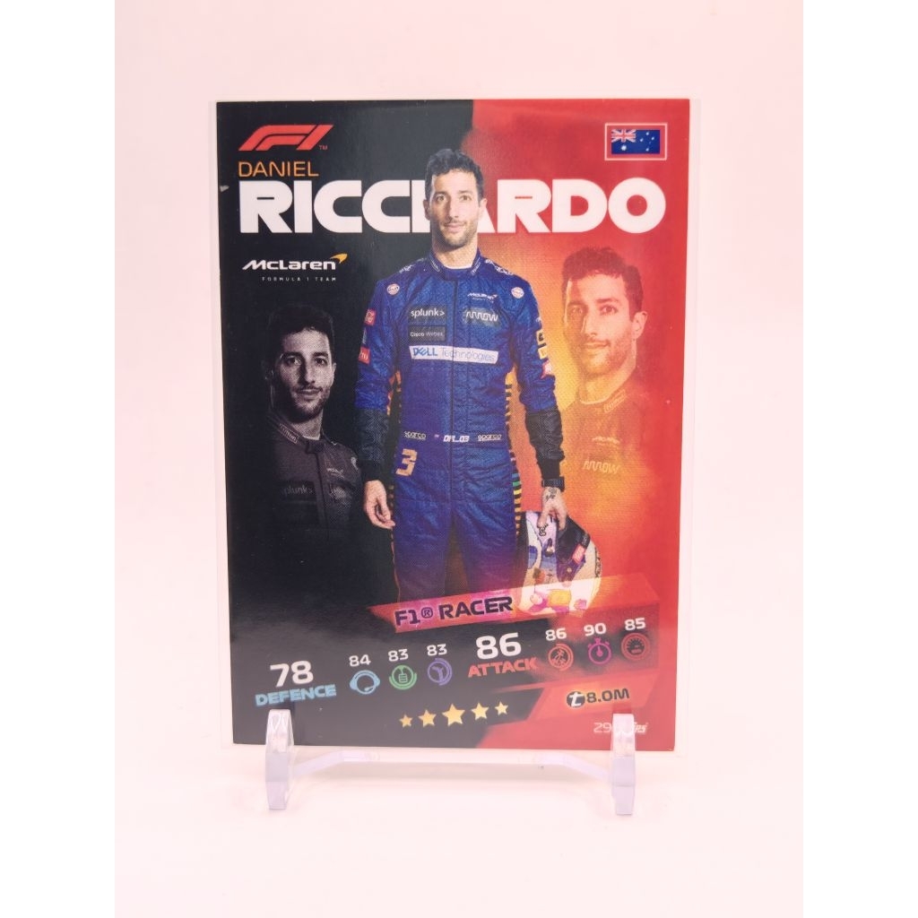 การ์ด f1 topps turbo attax 2021 daniel ricciardo