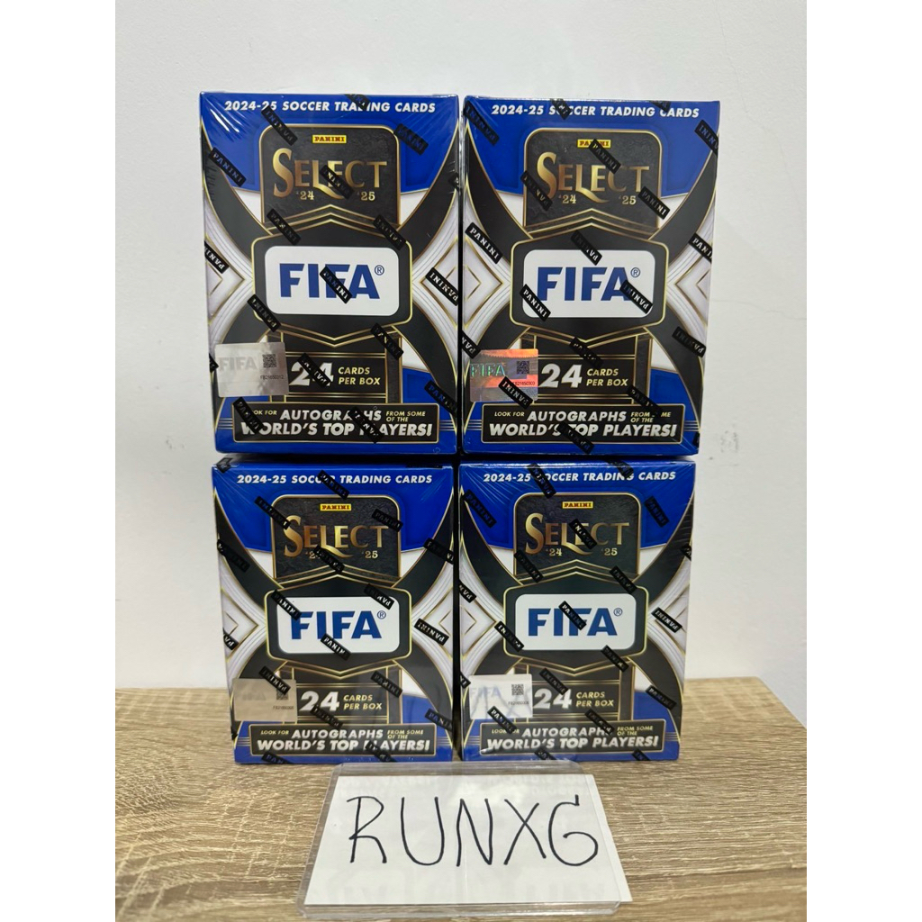 🚨พร้อมส่ง🚨 2024/25 Panini Select FIFA Soccer Hobby Blaster Box