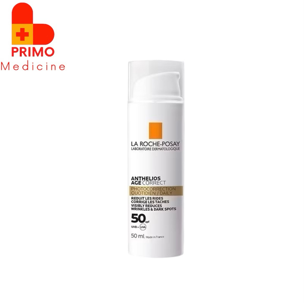 พร้อมส่ง La Roche-Posay ANTHELIOS AGE CORRECT 50ml ครีมกันแดดลดริ้วรอย